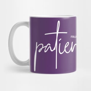 Patience Fruit of the Spirit Christian T-Shirt, T-Shirt, Faith-based Apparel, Women's, Men's, Unisex, Hoodies, Sweatshirts Mug